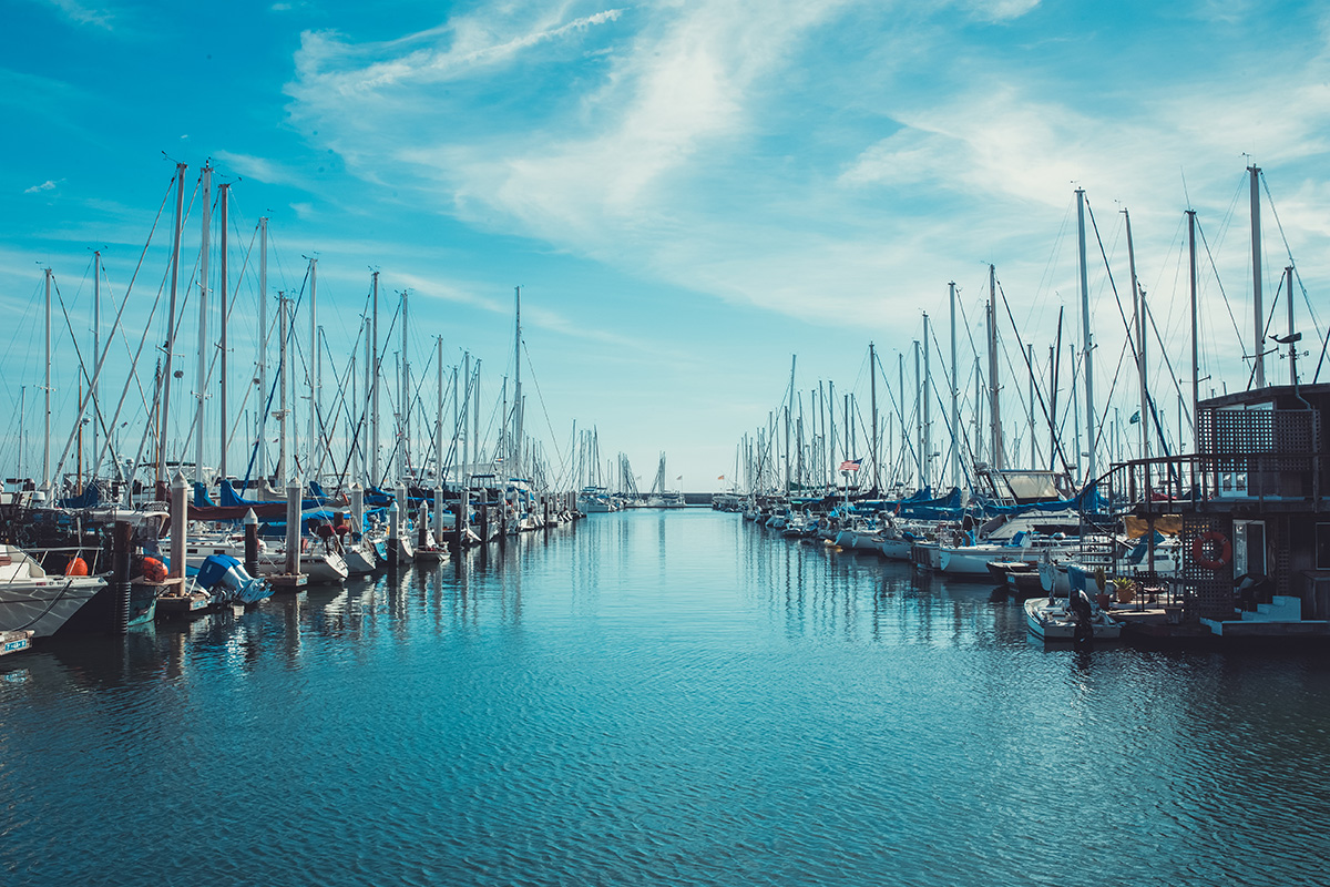 California Santa Barbara harbor