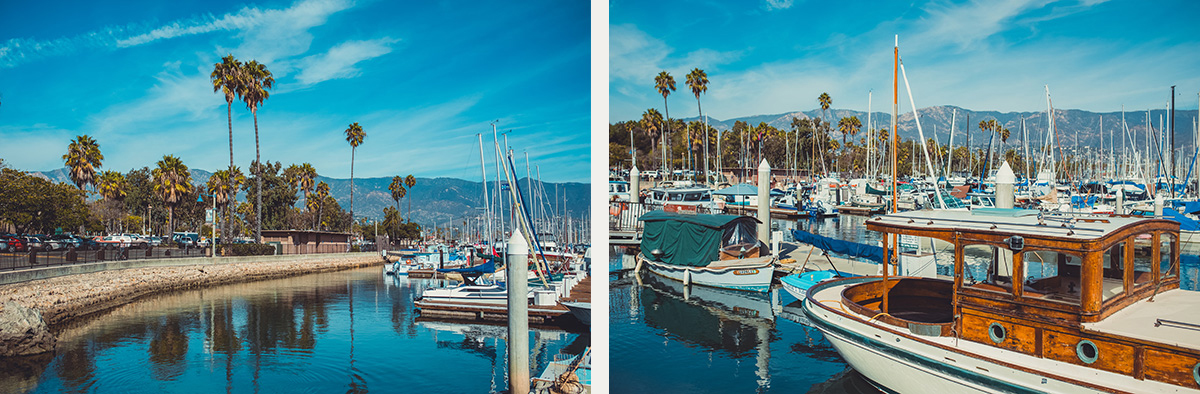California Santa Barbara harbor