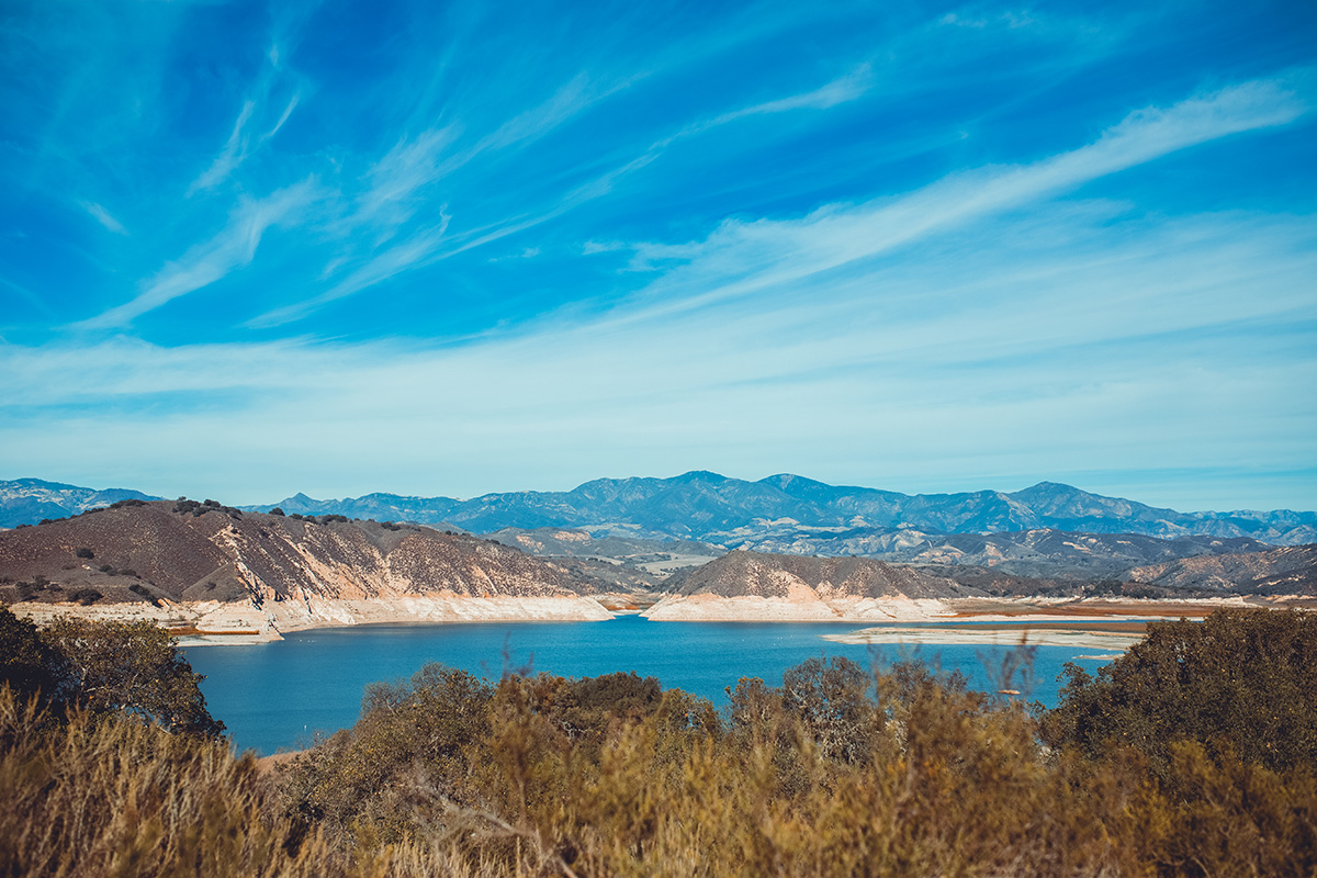 California Cachuma Lake view