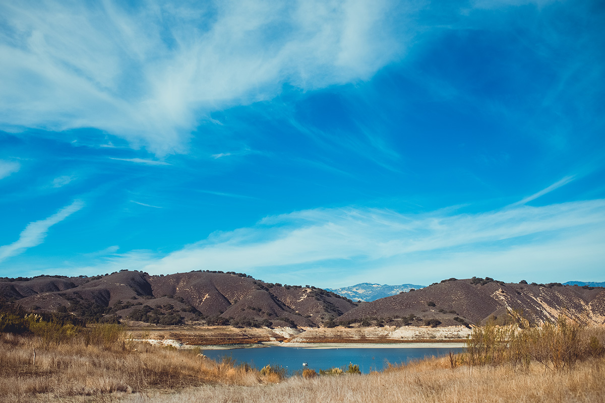 California Cachuma Lake view