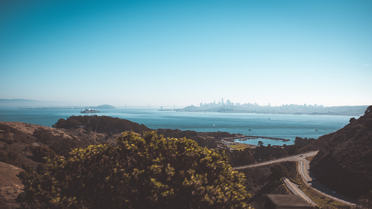 San Francisco view from Sausalito California