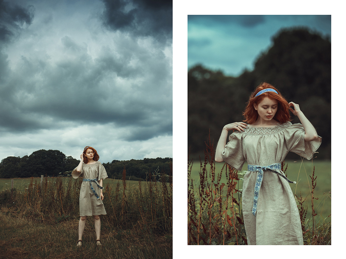 Voriagh, Memories Collection, inspired by Northern and Baltic folklore, handcrafted in Paris.Shooting in the Vallee de Chevreuse