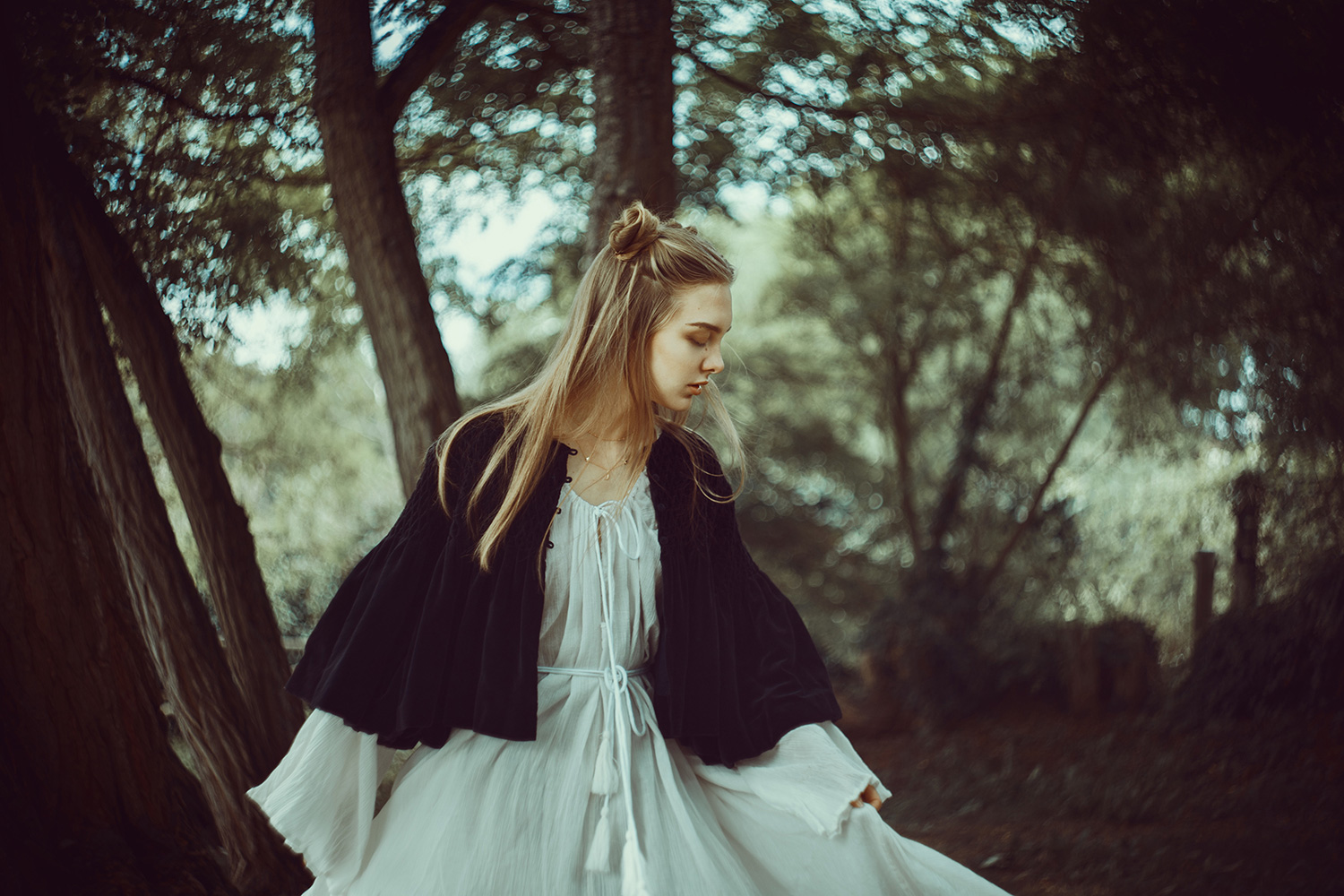 Voriagh, Memories Collection, inspired by Northern and Baltic folklore, handcrafted in Paris.Shooting in the Vallee de Chevreuse
