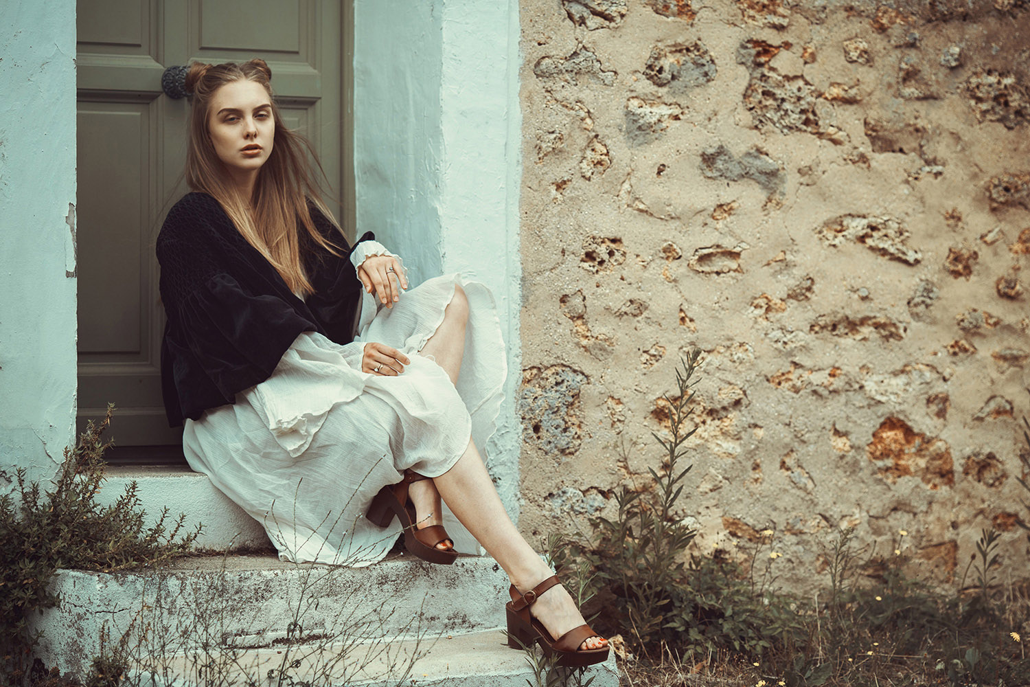 Voriagh, Memories Collection, inspired by Northern and Baltic folklore, handcrafted in Paris.Shooting in the Vallee de Chevreuse