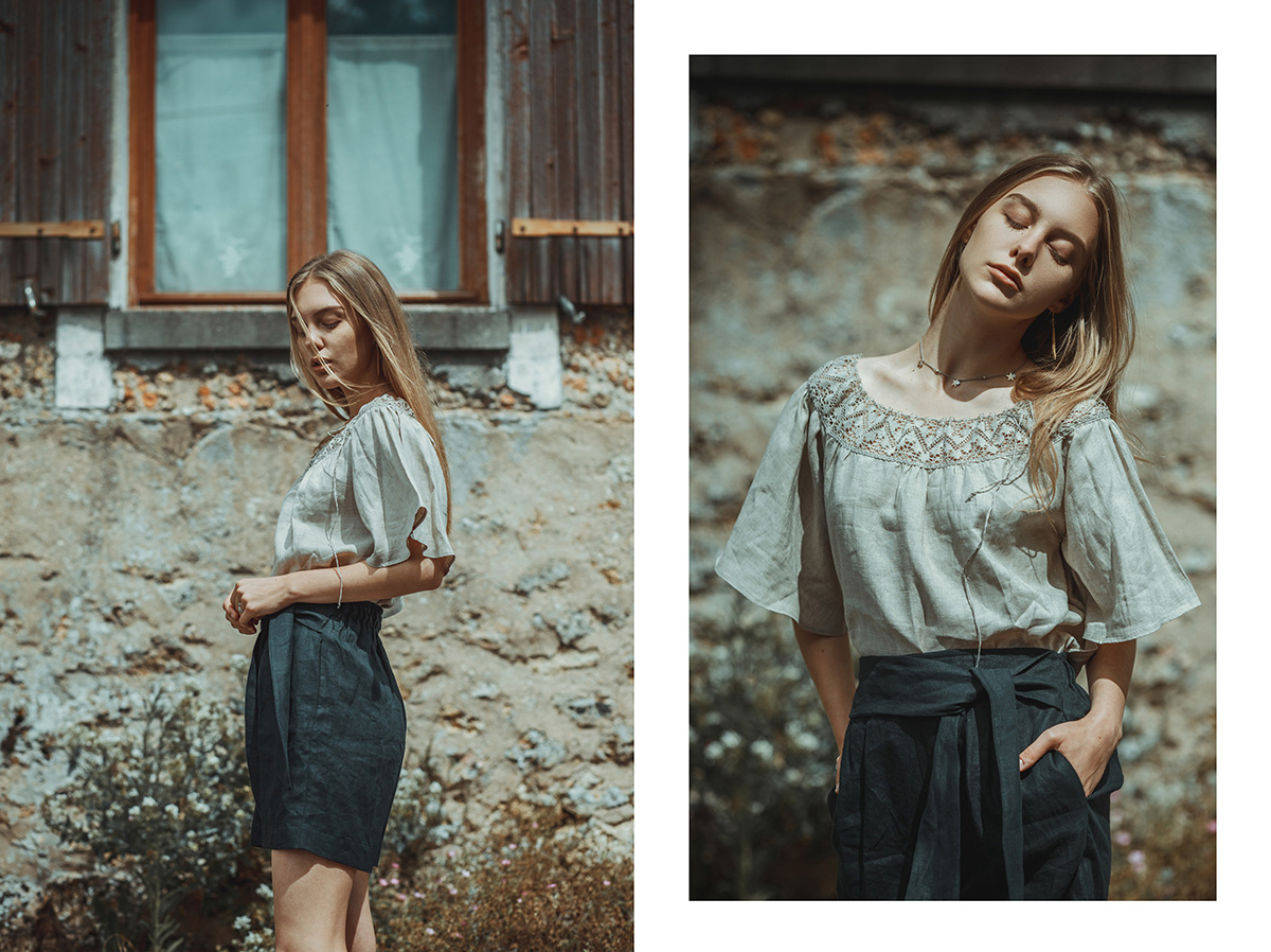 Voriagh, Memories Collection, inspired by Northern and Baltic folklore, handcrafted in Paris.Shooting in the Vallee de Chevreuse