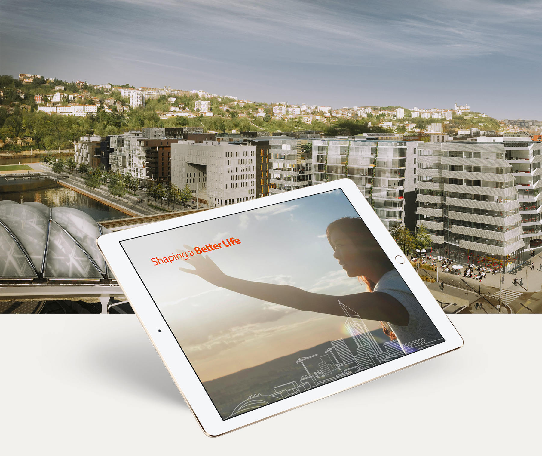 Bouygyes Construction Shaping a better life application app tablet