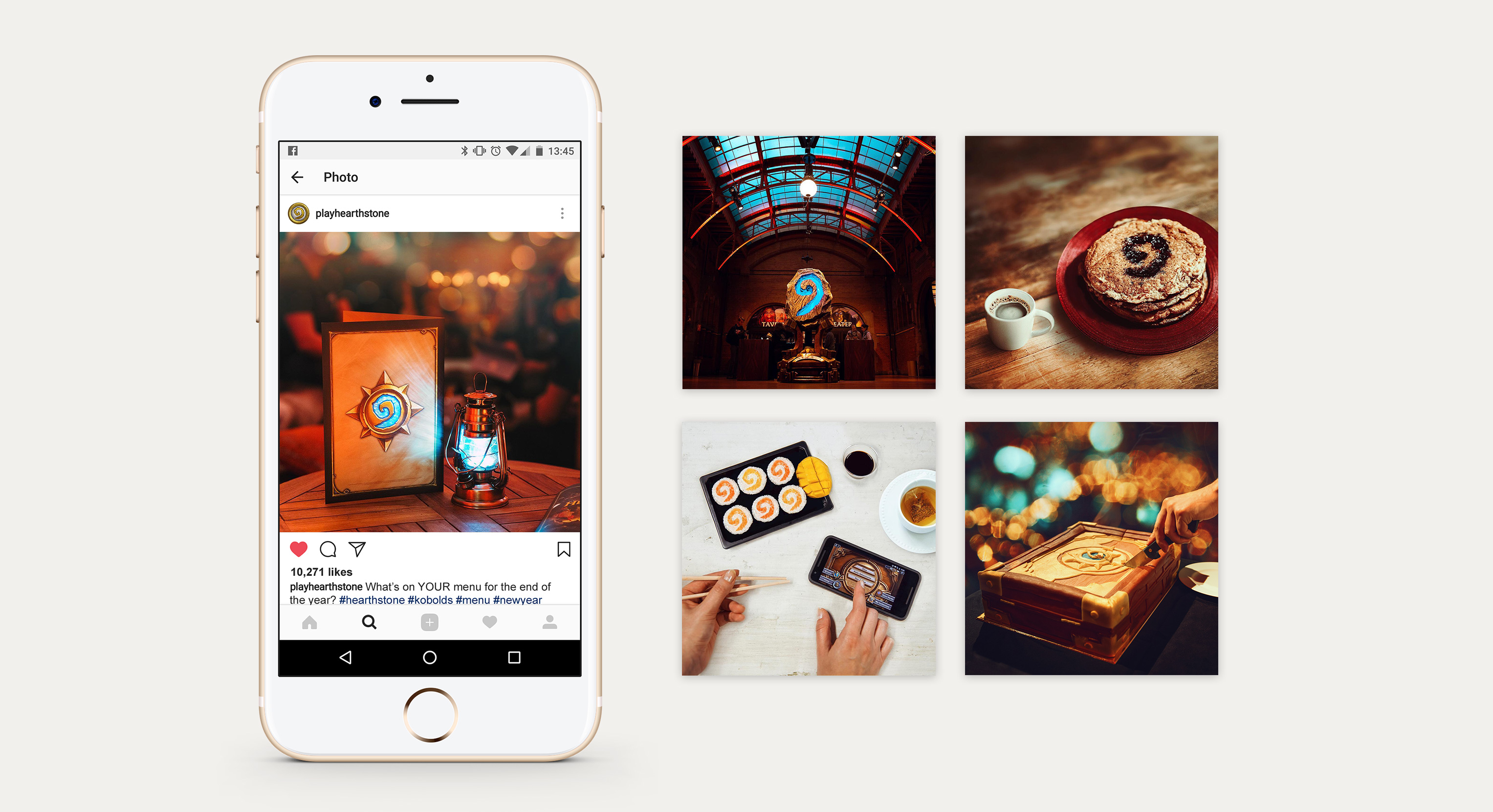 Hearthstone Instagram Blizzard mobile creative photography