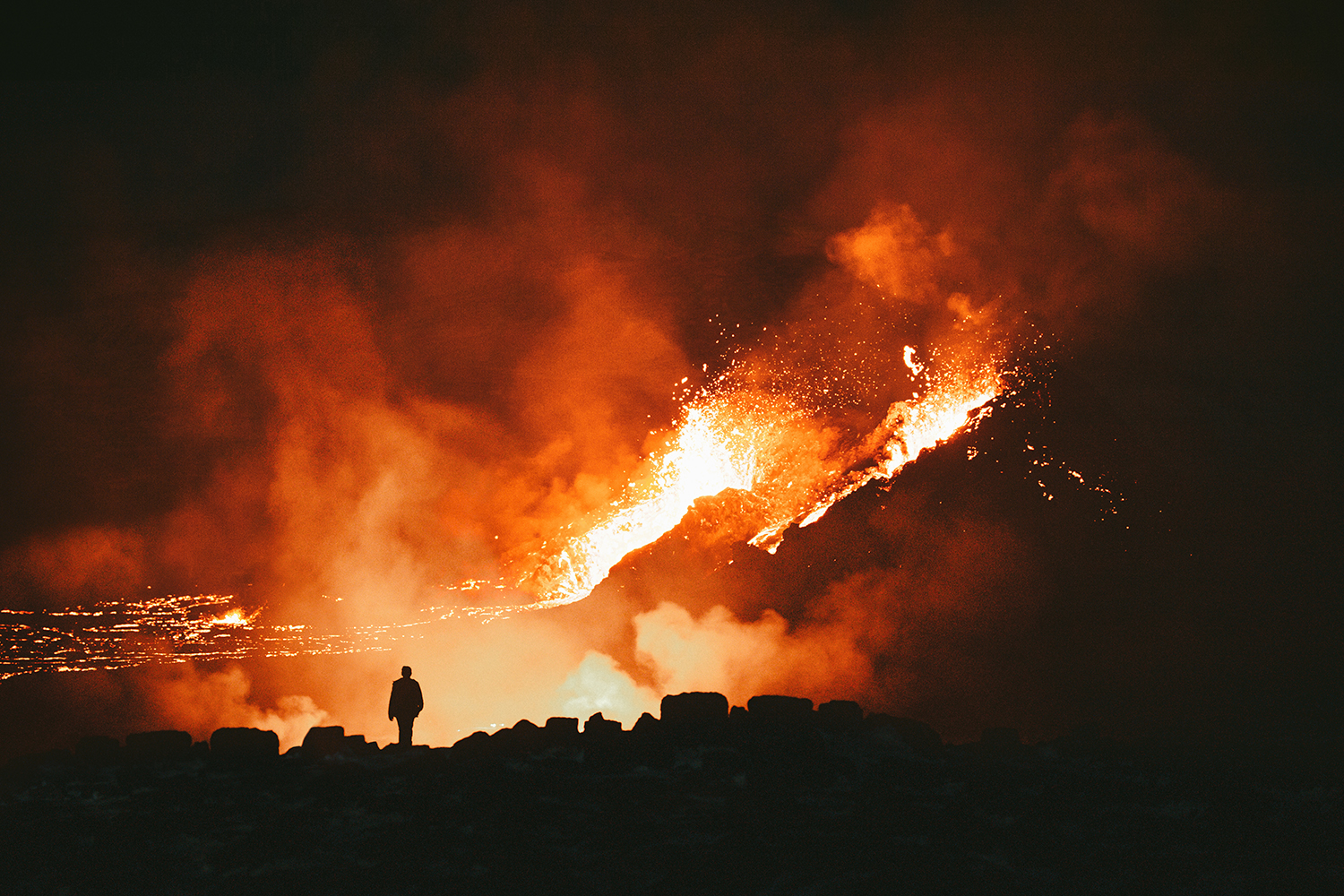 Raphaelle Monvoisin volcano eruption iceland